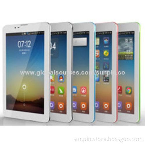 Wholesale price OEM manufacturer start-up screen and package 7 inch tablet PC dual sim card slot